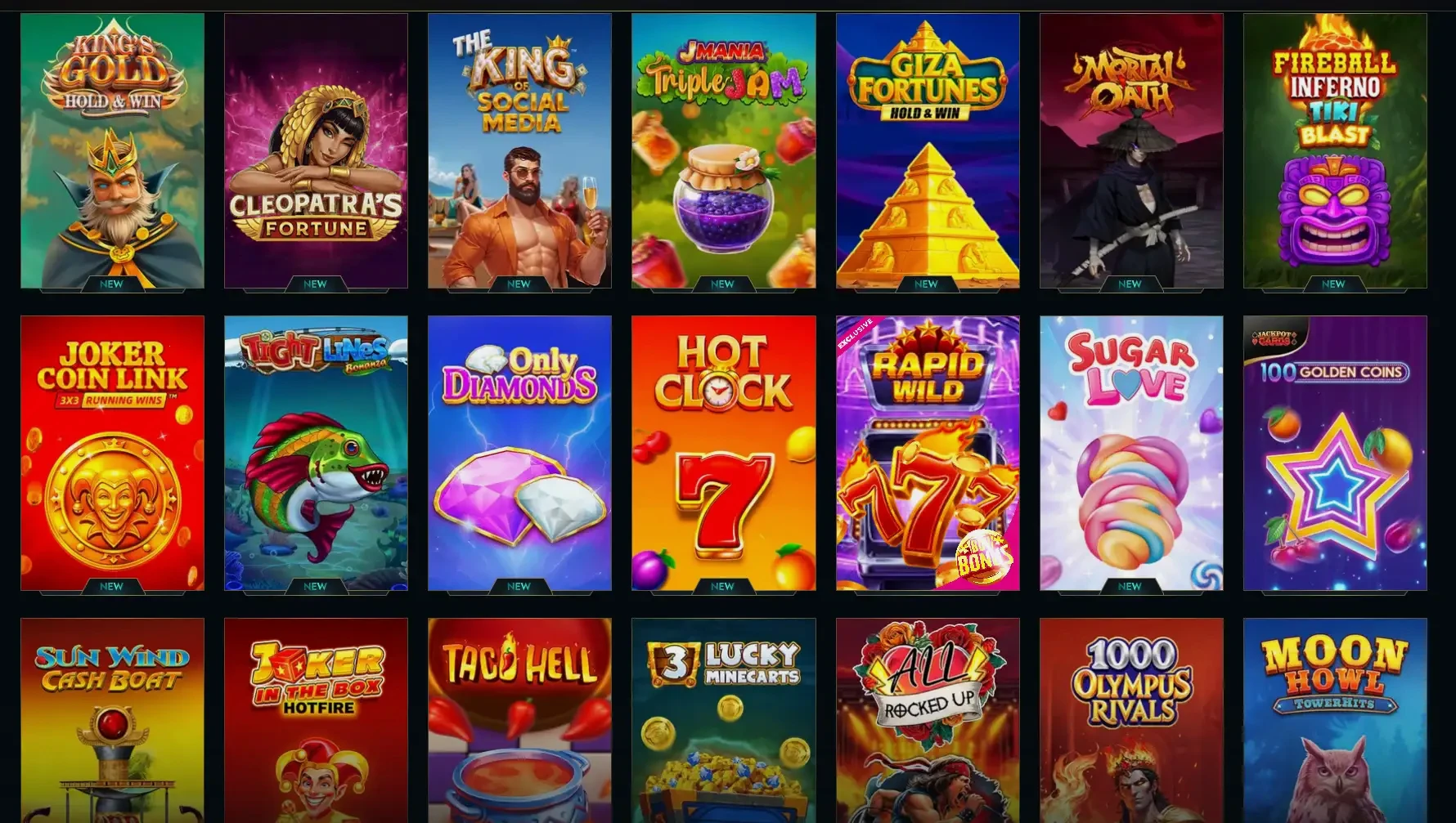 Gigaspinz mobiele interface op smartphone met slots en live casino